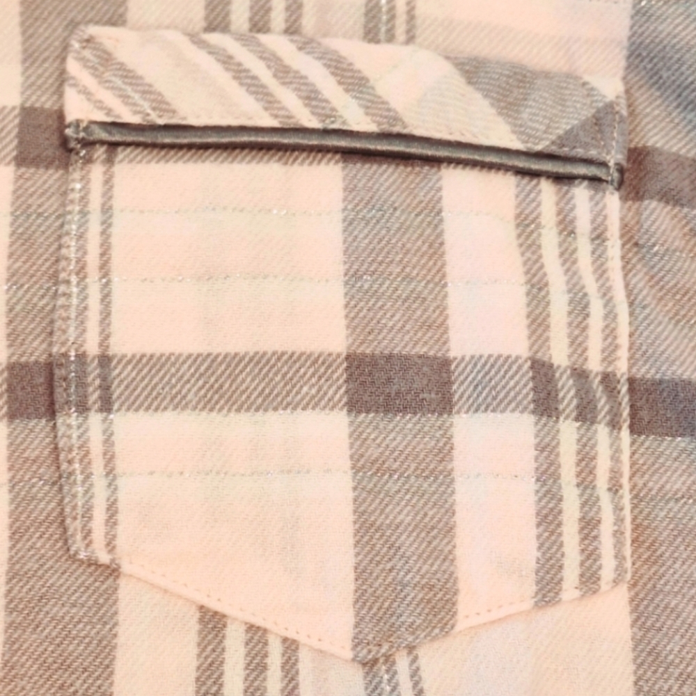 Croft & Barrow pink plaid flannel pajamas - Picture 4 of 9